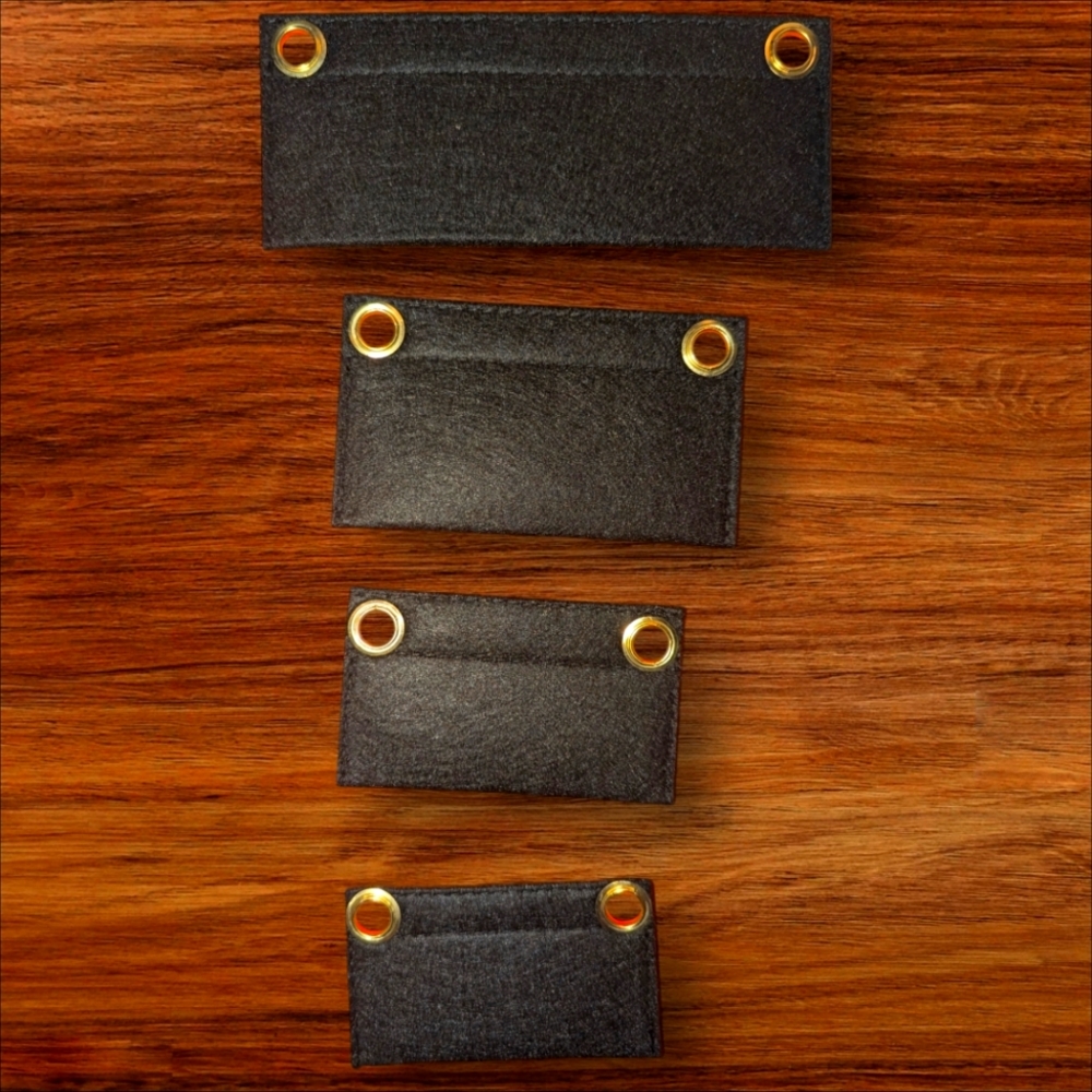 4 Pcs Purse Insert Organizers Crossbody Conversion Liners 4 Sizes Felt WOC